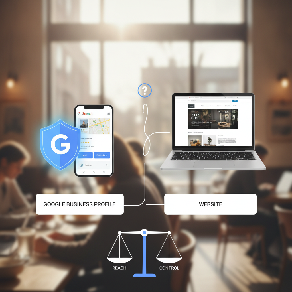 Google Business Profile vs Website: What Your Small Business Really Needs